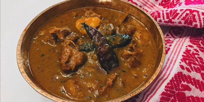 Assamese Cuisine pigeon meat