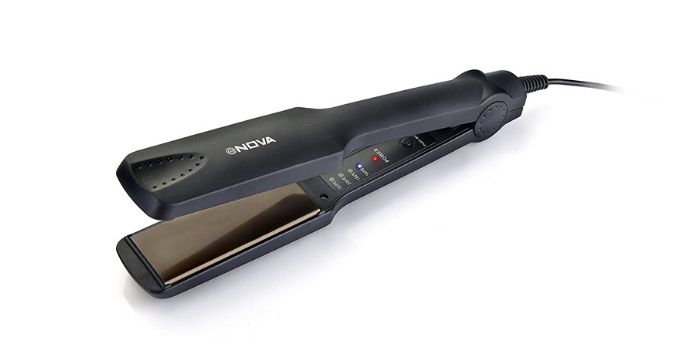 Nova NHS 860 Temperature Control Professional Hair Straightener (Black)