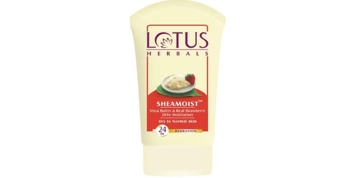 6. Lotus Herbal Sheamoist Shea Butter And Real Strawberry