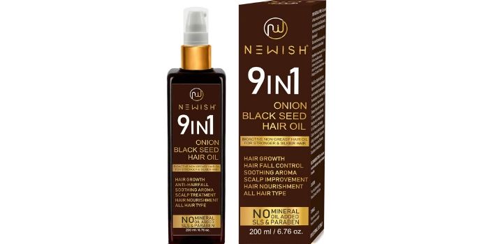 Newish Onion Black Seed Hair Oil for Hair Growth 