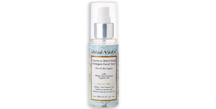 Aloe Veda Cypress & Witch Hazel Astringent Facial Toner (non-alcoholic)